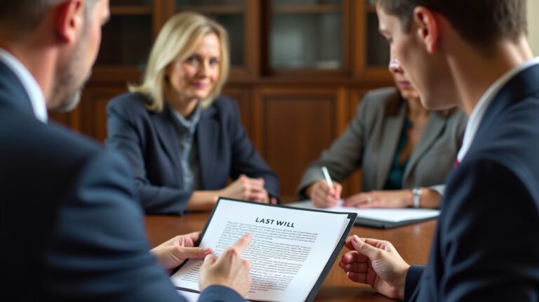 The dedicated legal team at Escondido Probate Law serving Riverside probate matters is pictured conferring with heirs to navigate the probate process to execute vital documents discussing Applying for Property Tax Exemptions