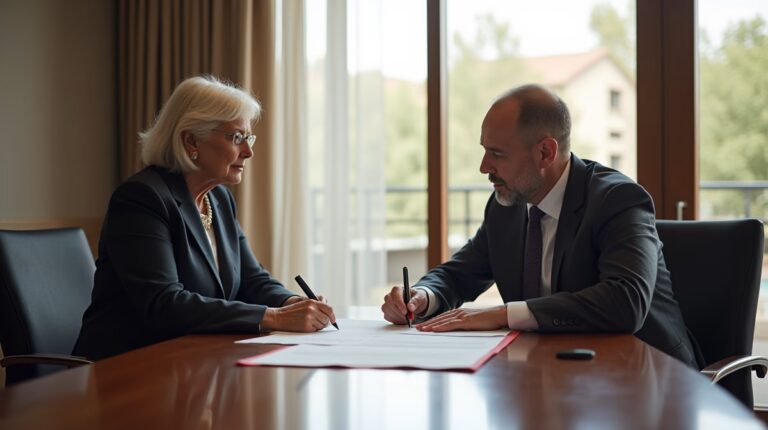 The experienced legal team at Escondido Probate Law serving Riverside County wills matters meets with executors in the Southern California office to execute vital petitions discussing Are Debts Paid Before Beneficiaries