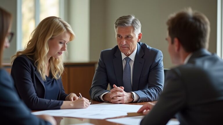 The legal counsel at Escondido Probate Law serving Riverside County estate matters meets with beneficiaries in our Southern California office to execute necessary paperwork discussing Are Witnesses Required for California Trust Docs