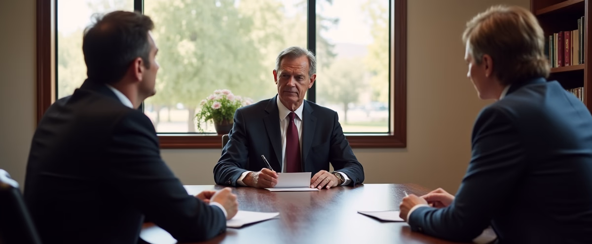 The experienced legal team at Escondido Probate Law serving Riverside County wills matters meets with executors in the Southern California office to execute vital petitions discussing Are You Automatically Liable for Your Spouses Student Loans