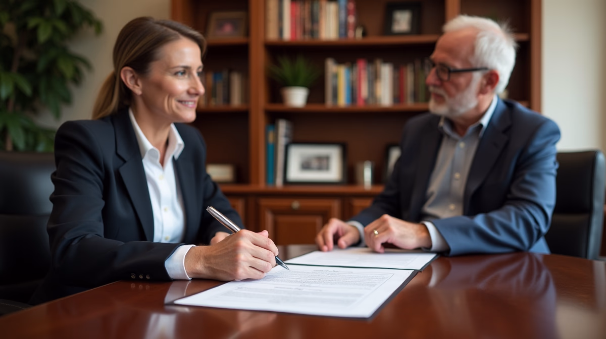 The legal counsel at Escondido Probate Law serving Riverside County estate matters meets with beneficiaries in our Southern California office to execute necessary paperwork discussing Are there any specific requirements for a GRAT trustee to be a California resident