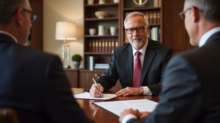 The legal counsel at Escondido Probate Law serving Riverside County estate matters meets with beneficiaries in our Southern California office to execute necessary paperwork discussing Are there specific requirements for an irrevocable trust to be notarized in California