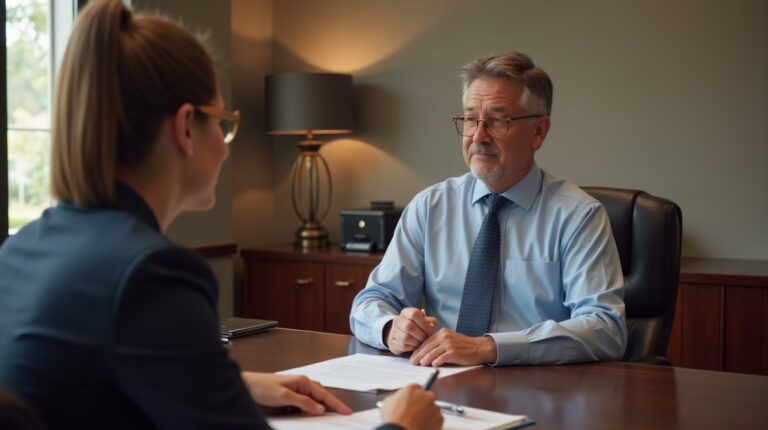 The dedicated legal team at Escondido Probate Law serving Riverside probate matters is pictured conferring with heirs to navigate the probate process to execute vital documents discussing Beneficiary Refuses to Sign Receipt