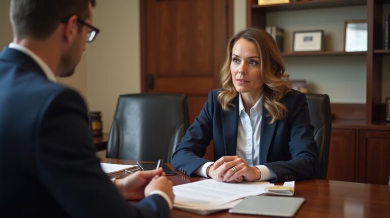 The legal counsel at Escondido Probate Law serving Riverside County estate matters meets with beneficiaries in our Southern California office to execute necessary paperwork discussing Borrowing Against Trust Assets