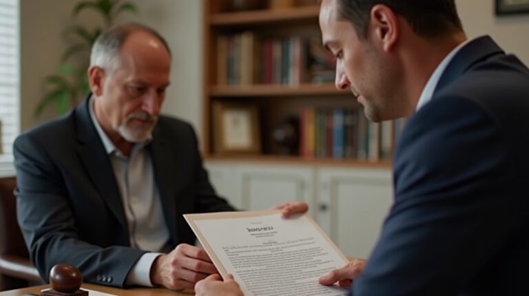 The legal counsel at Escondido Probate Law serving Riverside County estate matters meets with beneficiaries in our Southern California office to execute necessary paperwork discussing BuySell Agreements in Escondido Businesses