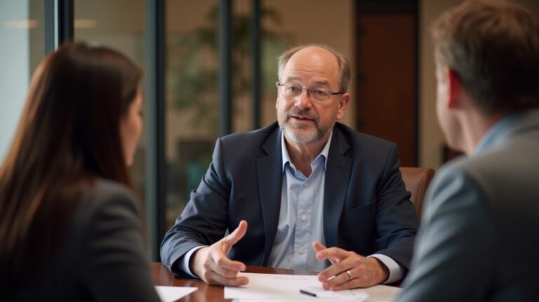 The dedicated legal team at Escondido Probate Law serving Riverside probate matters is pictured conferring with heirs to navigate the probate process to execute vital documents discussing Can Beneficiaries Vote to Replace a Trustee