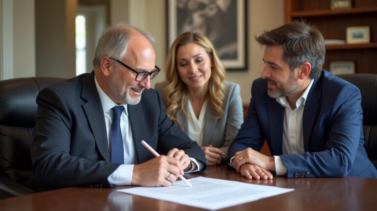 The experienced legal team at Escondido Probate Law serving Riverside County wills matters meets with executors in the Southern California office to execute vital petitions discussing Can Creditors Harass Family After Death