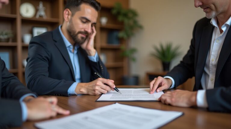 The dedicated legal team at Escondido Probate Law serving Riverside probate matters is pictured conferring with heirs to navigate the probate process to execute vital documents discussing Can Executors Use Estate Funds for Defense