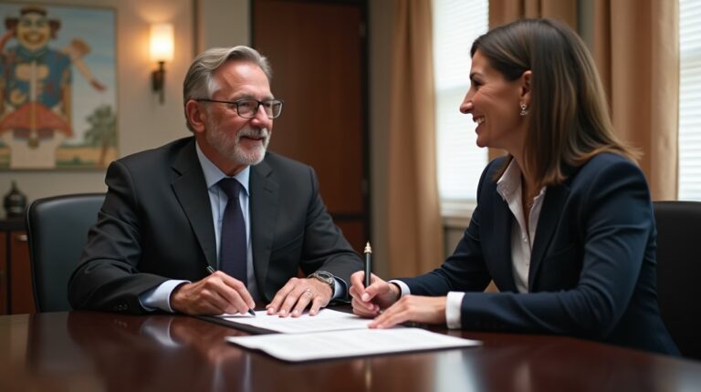 The dedicated legal team at Escondido Probate Law serving Riverside probate matters is pictured conferring with heirs to navigate the probate process to execute vital documents discussing Can I Appear in California Probate Court by Zoom