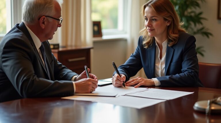 The legal counsel at Escondido Probate Law serving Riverside County estate matters meets with beneficiaries in our Southern California office to execute necessary paperwork discussing Can I Challenge Amendments Made Under Duress