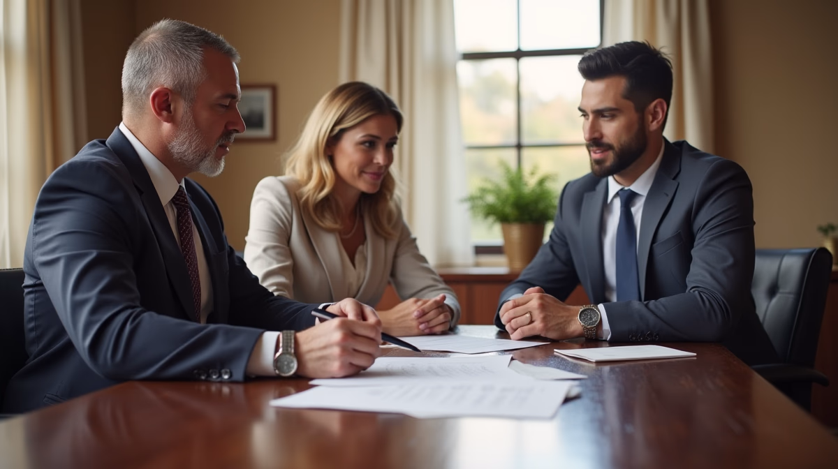 The legal counsel at Escondido Probate Law serving Riverside County estate matters meets with beneficiaries in our Southern California office to execute necessary paperwork discussing Can I Remove a Fiduciary for Excessive Fees
