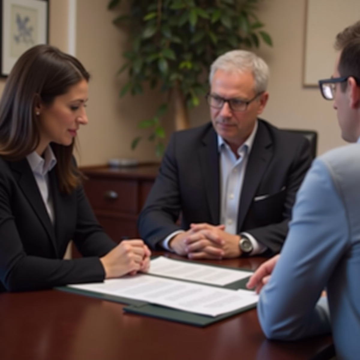 The dedicated legal team at Escondido Probate Law serving Riverside probate matters is pictured conferring with heirs to navigate the probate process to execute vital documents discussing Can I change my mind after recording a Transfer on Death Deed