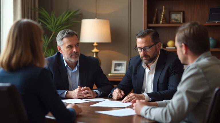 The experienced legal team at Escondido Probate Law serving Riverside County wills matters meets with executors in the Southern California office to execute vital petitions discussing Can I disinherit a child from my San Diego property