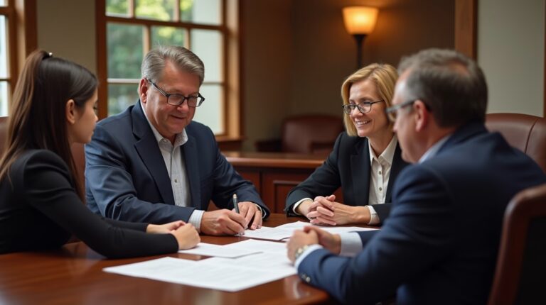 The experienced legal team at Escondido Probate Law serving Riverside County wills matters meets with executors in the Southern California office to execute vital petitions discussing Can I sell a house in Escondido while it is still in probate