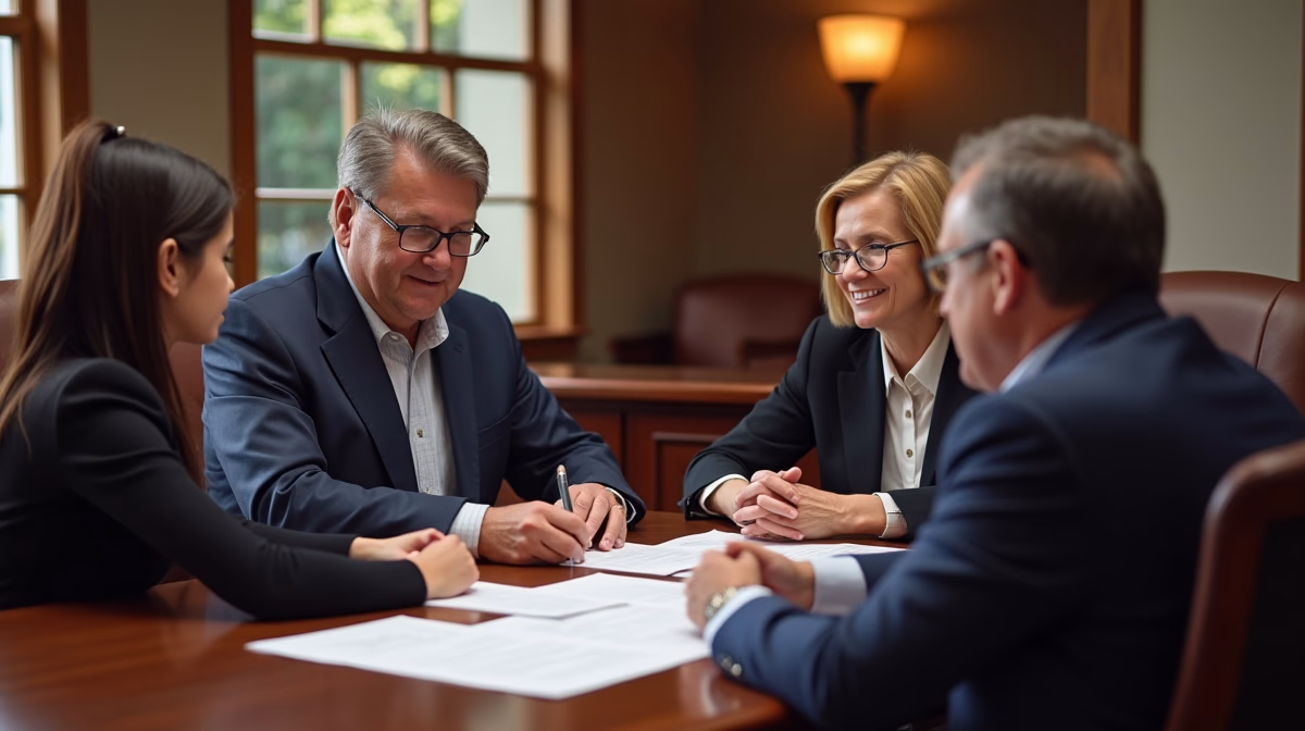 The experienced legal team at Escondido Probate Law serving Riverside County wills matters meets with executors in the Southern California office to execute vital petitions discussing Can I sell a house in Escondido while it is still in probate