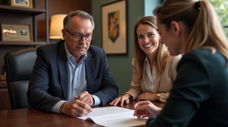 The dedicated legal team at Escondido Probate Law serving Riverside probate matters is pictured conferring with heirs to navigate the probate process to execute vital documents discussing Can Parents Disinherit a Child in California