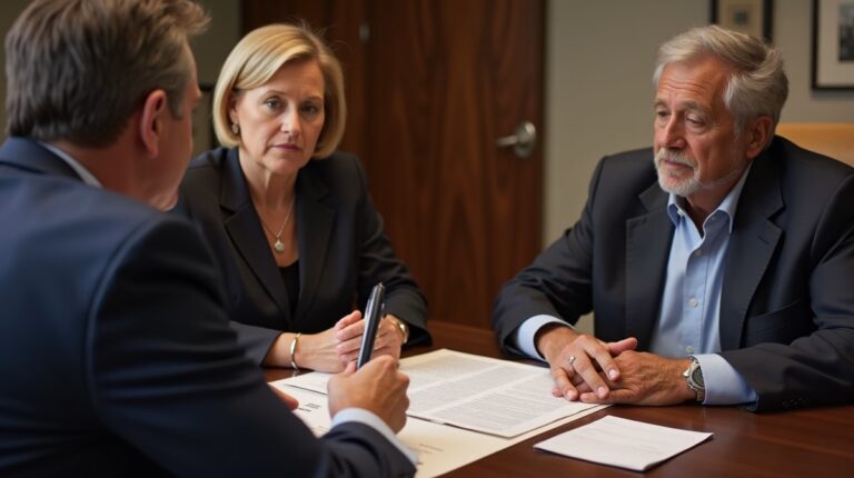 The experienced legal team at Escondido Probate Law serving Riverside County wills matters meets with executors in the Southern California office to execute vital petitions discussing Can Spouses Have Different Domiciles