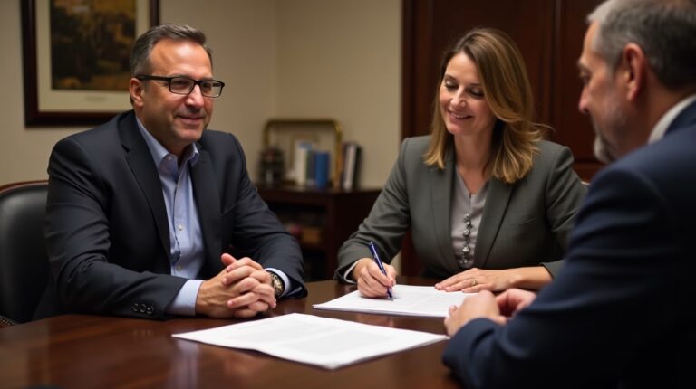 The legal counsel at Escondido Probate Law serving Riverside County estate matters meets with beneficiaries in our Southern California office to execute necessary paperwork discussing Can a trust provide security and peace of mind through precise funding