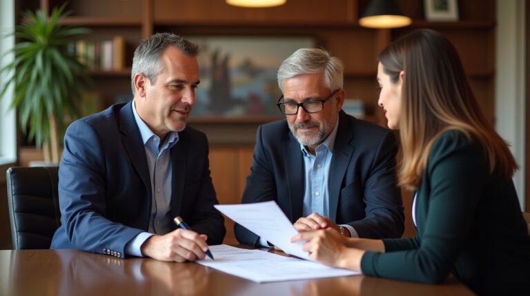 The legal counsel at Escondido Probate Law serving Riverside County estate matters meets with beneficiaries in our Southern California office to execute necessary paperwork discussing Can an ILIT be used to fund a buy sell agreement for a Escondido family business