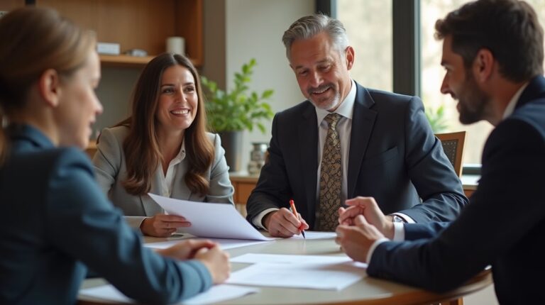The legal counsel at Escondido Probate Law serving Riverside County estate matters meets with beneficiaries in our Southern California office to execute necessary paperwork discussing Can an irrevocable trust be structured to provide for the management of Escondido real estate