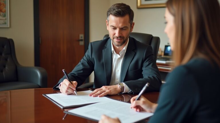 The experienced legal team at Escondido Probate Law serving Riverside County wills matters meets with executors in the Southern California office to execute vital petitions discussing Can creditors take life insurance to pay debts