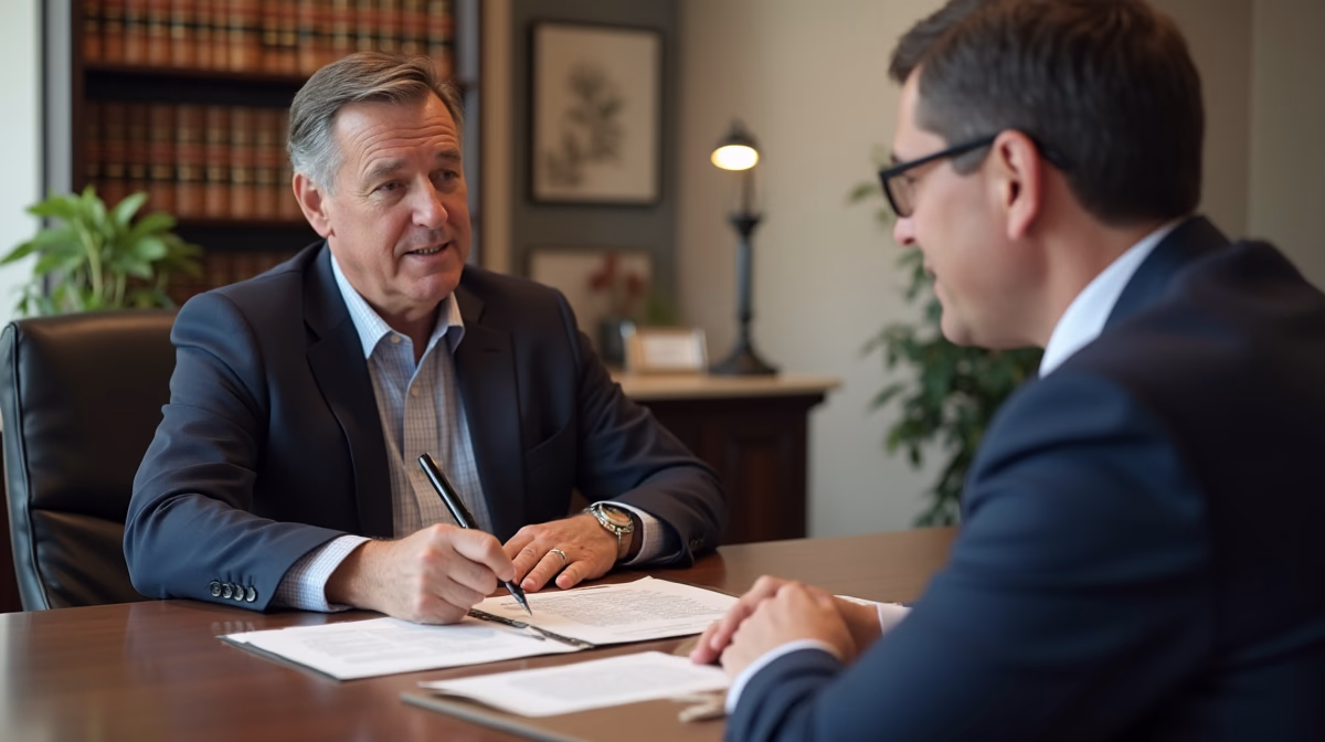 The experienced legal team at Escondido Probate Law serving Riverside County wills matters meets with executors in the Southern California office to execute vital petitions discussing Can the IRS Seize Inheritance for Back Taxes