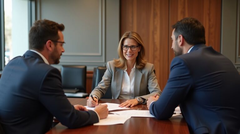 The dedicated legal team at Escondido Probate Law serving Riverside probate matters is pictured conferring with heirs to navigate the probate process to execute vital documents discussing Can the Lender Foreclose on a Escondido Home