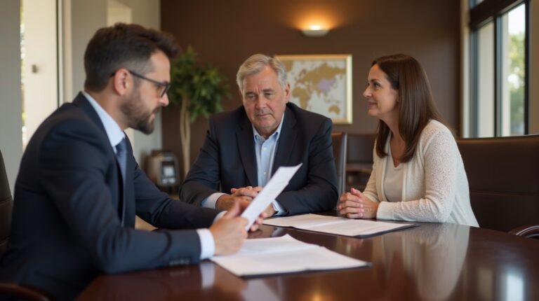 The dedicated legal team at Escondido Probate Law serving Riverside probate matters is pictured conferring with heirs to navigate the probate process to execute vital documents discussing Canceling Subscriptions After Death