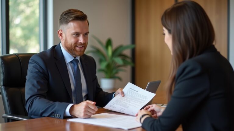 The dedicated legal team at Escondido Probate Law serving Riverside probate matters is pictured conferring with heirs to navigate the probate process to execute vital documents discussing Challenging Bad Trustee Investments