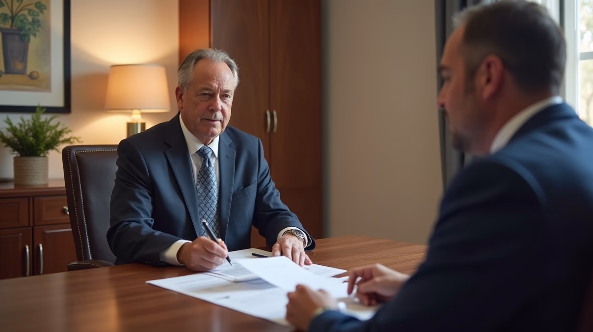 The experienced legal team at Escondido Probate Law serving Riverside County wills matters meets with executors in the Southern California office to execute vital petitions discussing Changing Personal Property Bequests