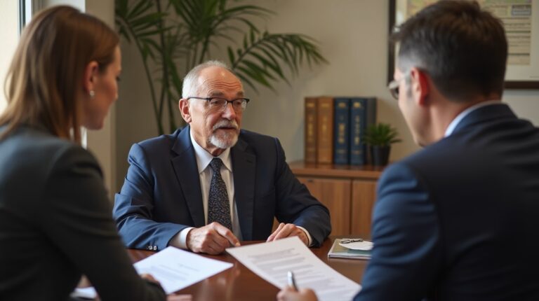The dedicated legal team at Escondido Probate Law serving Riverside probate matters is pictured conferring with heirs to navigate the probate process to execute vital documents discussing Contesting After Signing a Waiver