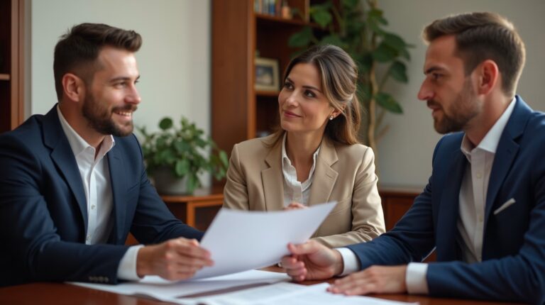 The dedicated legal team at Escondido Probate Law serving Riverside probate matters is pictured conferring with heirs to navigate the probate process to execute vital documents discussing Contesting a Will Due to Dementia