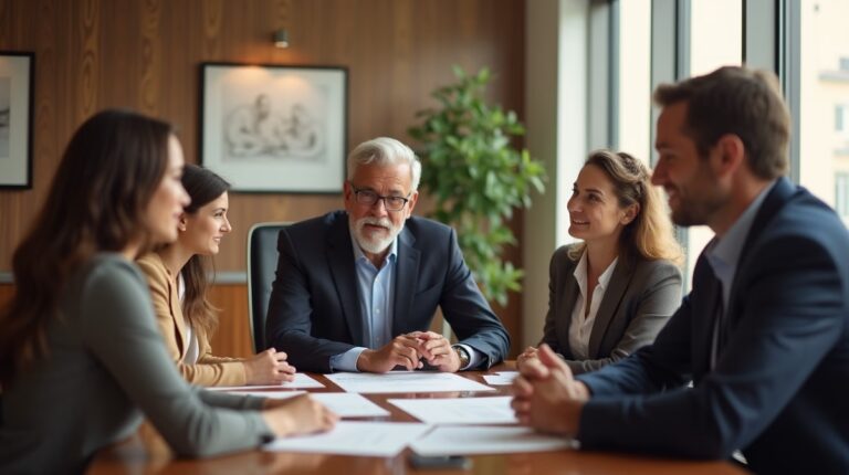The dedicated legal team at Escondido Probate Law serving Riverside probate matters is pictured conferring with heirs to navigate the probate process to execute vital documents discussing Curing a Defect in Probate Notice