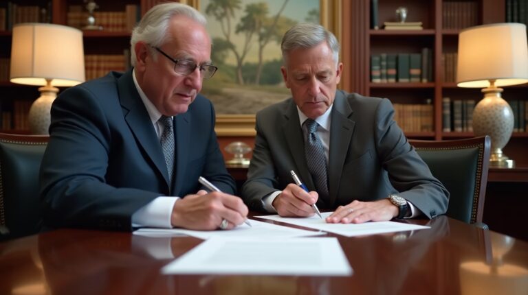 The legal counsel at Escondido Probate Law serving Riverside County estate matters meets with beneficiaries in our Southern California office to execute necessary paperwork discussing Direct Transfers to Grandchildren