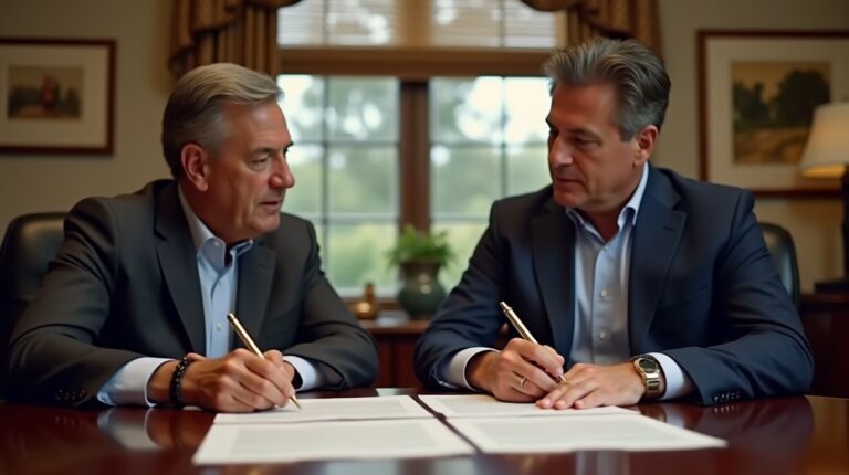 The experienced legal team at Escondido Probate Law serving Riverside County wills matters meets with executors in the Southern California office to execute vital petitions discussing Divorce Decrees and PostDeath Debt