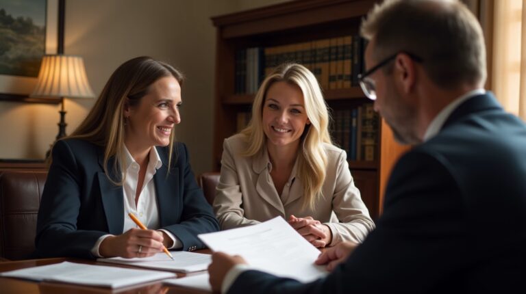 The dedicated legal team at Escondido Probate Law serving Riverside probate matters is pictured conferring with heirs to navigate the probate process to execute vital documents discussing Do Holographic Wills Need Probate