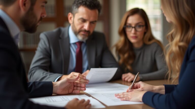 The dedicated legal team at Escondido Probate Law serving Riverside probate matters is pictured conferring with heirs to navigate the probate process to execute vital documents discussing Do I Have Standing to Contest