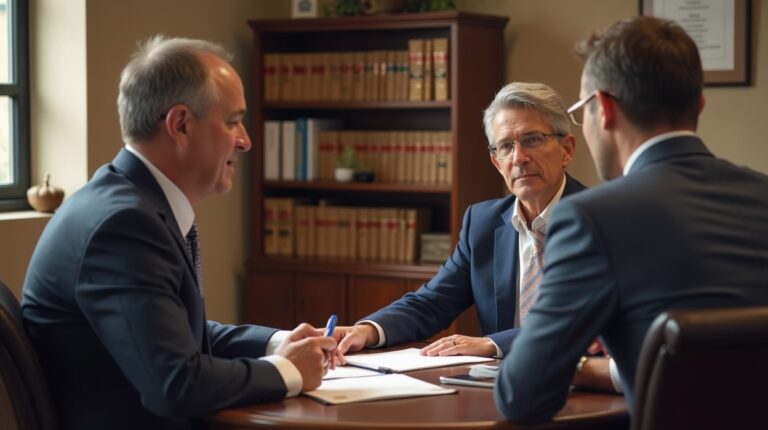 The dedicated legal team at Escondido Probate Law serving Riverside probate matters is pictured conferring with heirs to navigate the probate process to execute vital documents discussing Do I Need a Bond to be Executor