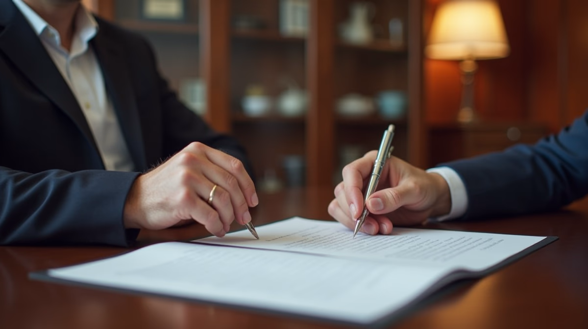 The dedicated legal team at Escondido Probate Law serving Riverside probate matters is pictured conferring with heirs to navigate the probate process to execute vital documents discussing Do I Need a Lawyer to Speak in Court