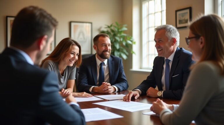 The dedicated legal team at Escondido Probate Law serving Riverside probate matters is pictured conferring with heirs to navigate the probate process to execute vital documents discussing Do OutofState Residents Need Probate