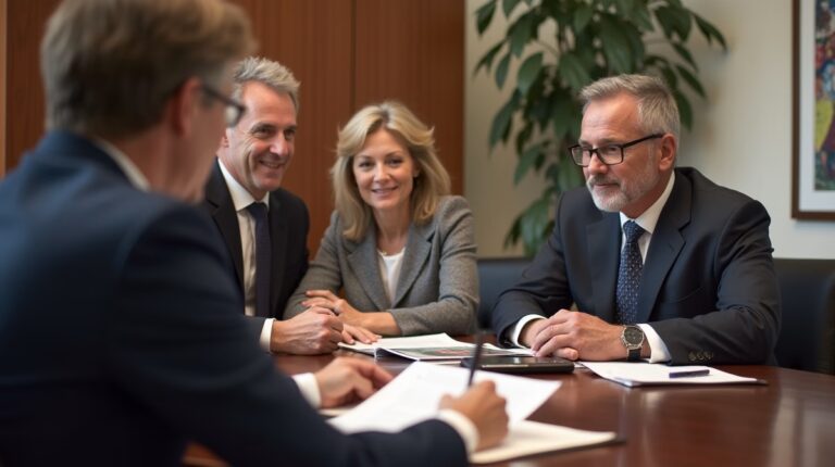 The experienced legal team at Escondido Probate Law serving Riverside County wills matters meets with executors in the Southern California office to execute vital petitions discussing Does Car Registration in San Diego County Matter