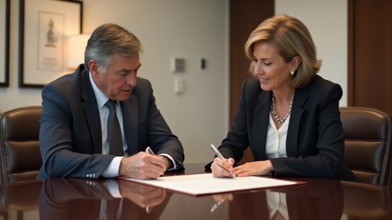 The dedicated legal team at Escondido Probate Law serving Riverside probate matters is pictured conferring with heirs to navigate the probate process to execute vital documents discussing Does Interest Accrue During Probate