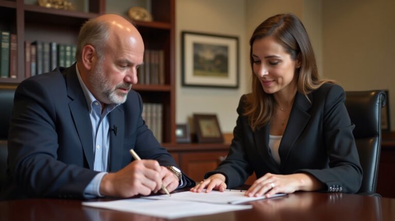 The legal counsel at Escondido Probate Law serving Riverside County estate matters meets with beneficiaries in our Southern California office to execute necessary paperwork discussing Does a charitable trust provide security for heirs and the community