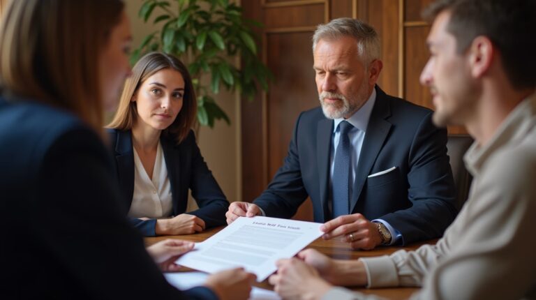 The legal counsel at Escondido Probate Law serving Riverside County estate matters meets with beneficiaries in our Southern California office to execute necessary paperwork discussing Does a generation skipping trust account for stepchildren in a family