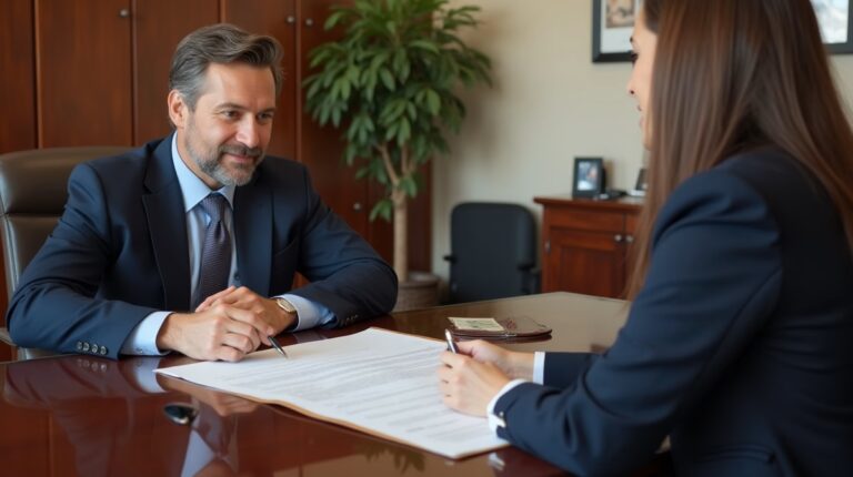 The legal counsel at Escondido Probate Law serving Riverside County estate matters meets with beneficiaries in our Southern California office to execute necessary paperwork discussing Does a trust function like a symphonic instrument for tax efficiency