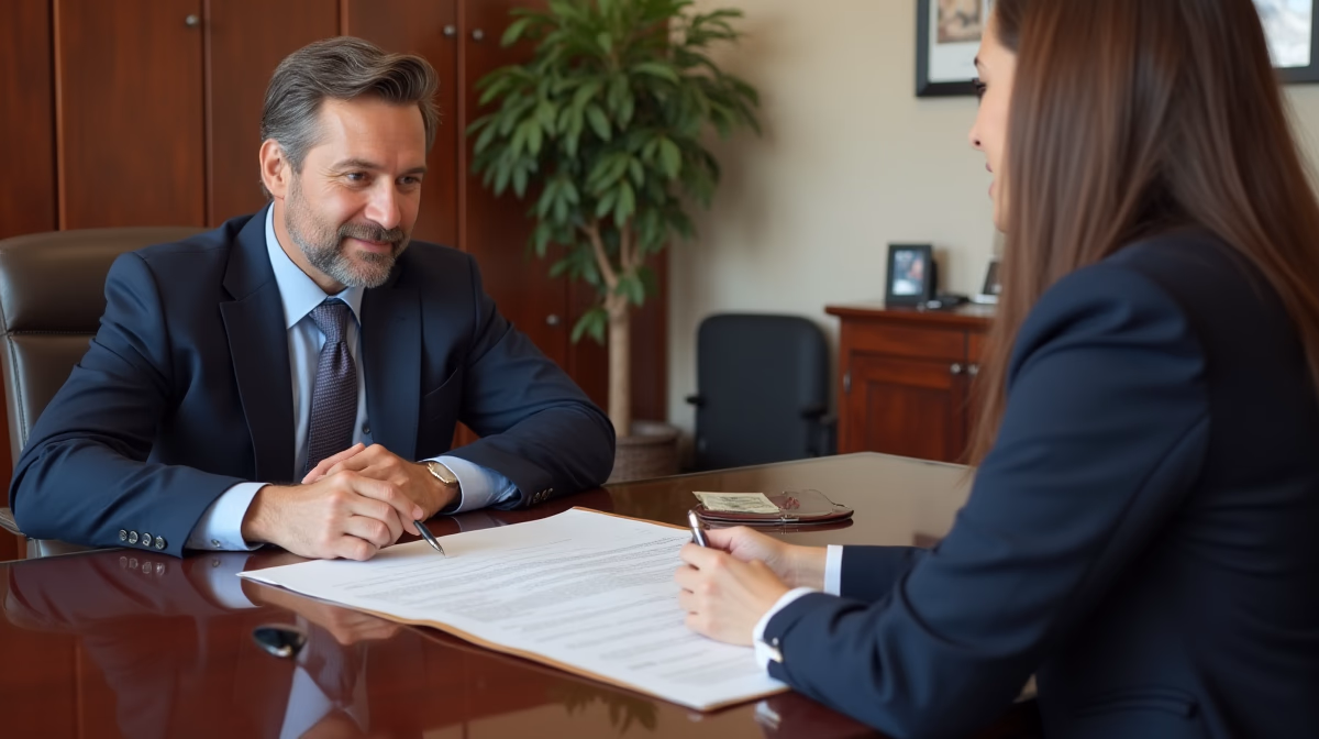 The legal counsel at Escondido Probate Law serving Riverside County estate matters meets with beneficiaries in our Southern California office to execute necessary paperwork discussing Does a trust function like a symphonic instrument for tax efficiency