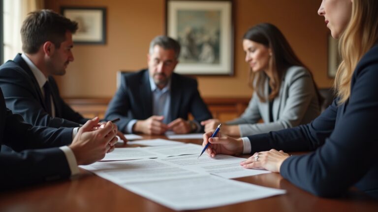 The legal counsel at Escondido Probate Law serving Riverside County estate matters meets with beneficiaries in our Southern California office to execute necessary paperwork discussing Does an irrevocable trust provide any benefits for a grantor who is a noncitizen