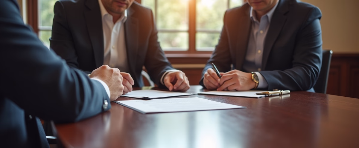 The experienced legal team at Escondido Probate Law serving Riverside County wills matters meets with executors in the Southern California office to execute vital petitions discussing Does the Simultaneous Death Rule Apply