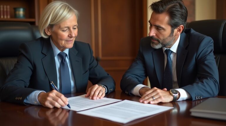 The dedicated legal team at Escondido Probate Law serving Riverside probate matters is pictured conferring with heirs to navigate the probate process to execute vital documents discussing Executor Liability After Closing