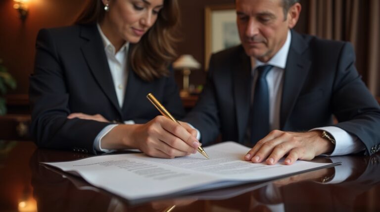 The dedicated legal team at Escondido Probate Law serving Riverside probate matters is pictured conferring with heirs to navigate the probate process to execute vital documents discussing Explaining a Missing Will to the Court